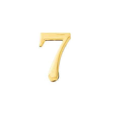 Цифра дверная "7" золото Apecs  \100 (500)