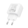 hoco. Зарядное устройство модель CS55A, USB+C 30W, цвет: белый