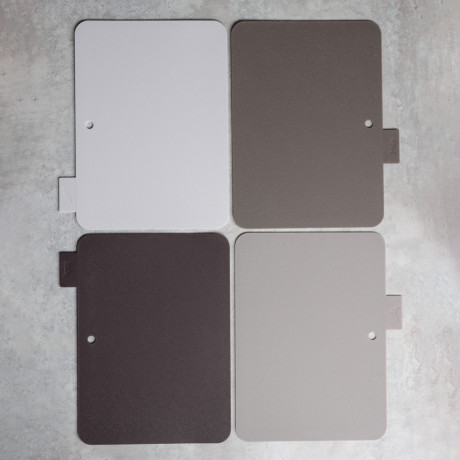 SATOSHI Набор досок разделочных на подставке 5пр 30х24х0,2см, пластик