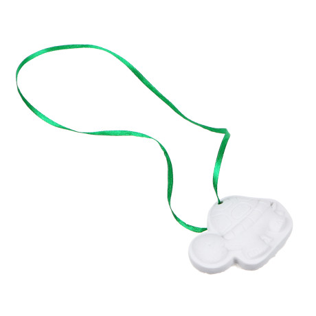 FLOMIK Фигуры для раскрашивания в форме зверят, 10 шт., краски, кисть, палитра в компл., ПВХ-банка