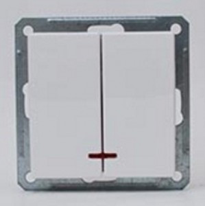 Systeme Electric W59 мех. выкл. СУ 2 кл. 10А бел. (пл.осн., инд.) ВС510-251-1-86 (10!)