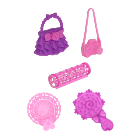 ИГРОЛЕНД Кукла 10 см с акс. в сундучке, 8 пр., PP, ABS 11,5х10х7,8 см