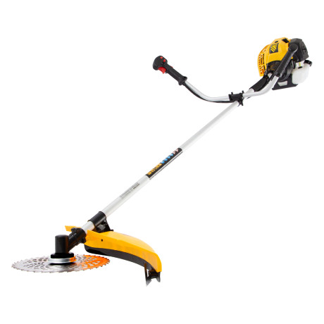 Триммер бензиновый DT 43, 43 см3, 2.5 л. с, неразъемная штанга, состоит из 2 частей Denzel