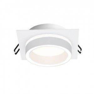 WOLTA св-к встраиваемый LUCE IP20 под лампу GX53 квадратный Белый 105x105x35 WH WDL-GX53/06W-S