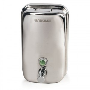 Диспенсер д/жидкого мыла Лайма наливной, 1 л, нерж. сталь, мыло 600189-190, 601431-433, 601796