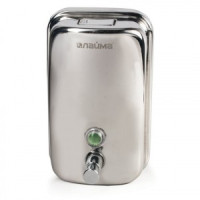 Диспенсер д/жидкого мыла Лайма наливной, 1 л, нерж. сталь, мыло 600189-190, 601431-433, 601796