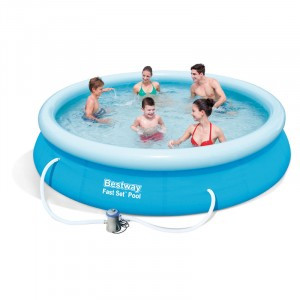 Бассейн быстроустанавливаемый 366х76 см, 5377 л, фильтр-насос в компл. Bestway 57274     30540