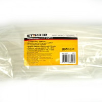 Stekker термоусадка трубка ТУТ 6/3 мм 1м  прозрачная, уп 50!!, цена за 1 шт HST-630-100TR 49010