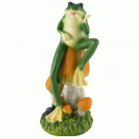 Фигурка садовая "Лягушка с бабочкой" h=39см 169424 Park