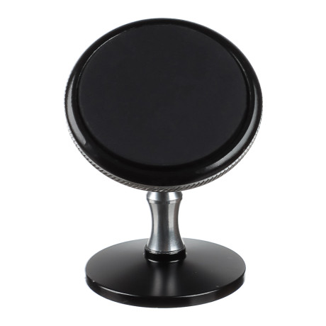 BY Держатель телефона магнитный, на панель, металлический, круглый, черный