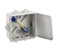 ЭРА Кор. уравнивания потенциалов KUPR 100х100х50мм ОУ (шина 6х9, 8 групп) IP55 KUPR-100-100-50 4810