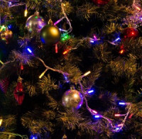 Гирлянда-нить ULD-S0500-100/DTA CRYSTAL &quot;Кристаллы&quot; 100LED разноцв. 5м, IP20 8W Uniel