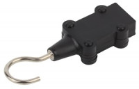 ЭРА Заглушка д/гирлянды Белт Лайт с крюком, 2жил., черный ERABL- ZK 6061