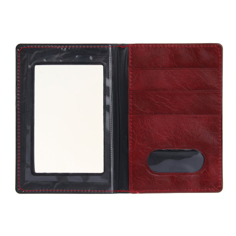 ЮL Обложка для паспорта с окном, ПУ, 14х10см, 2-3 цвета