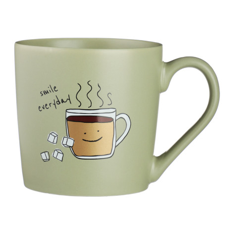 MILLIMI Чашка кофе Кружка 390мл, фарфор, 4 дизайна