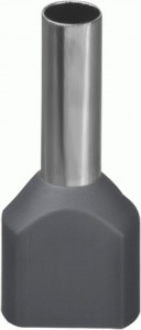 Navigator Е2-гильза НШВИ2 2х4 мм2, серый NET-E2-4.0-12-B50 (уп. 50 шт. цена за уп.) 61042