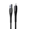 ВСЁГАЗИН Кабель для зарядки Богатырь iP, 1м, Быстрая зарядка 2.4А, 12W, тканевый, черный
