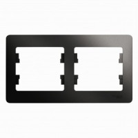 Systeme Electric GLOSSA рамка СУ 2 мест. антрацит (горизонт.) GSL000702 (30!)