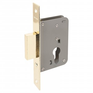 АЛЛЮР Замок врезной б/руч 6040 PB без ц/мех (30)