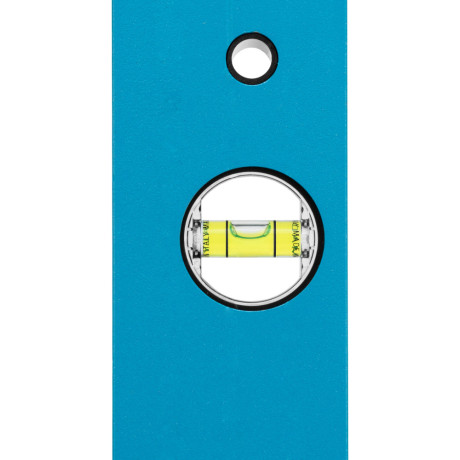 Уровень алюминиевый, 2000 мм, усиленный с ударопрочными заглушками, рукоятки, 3 глазка Gross