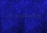 Гирлянда &quot;Св/д дождь&quot; 2х1.5м синий, фиксинг 235-113