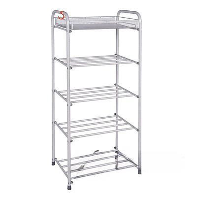 Подставка д/обуви Альфа 15 бел(5-ипол.40смПДОА15Б)420*300*950