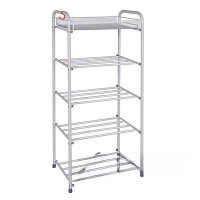 Подставка д/обуви Альфа 15 бел(5-ипол.40смПДОА15Б)420*300*950