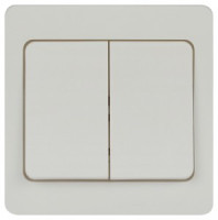 Intro Style выкл. СУ 2 кл. 10А-250В, IP20, белый 7-104-01 60617