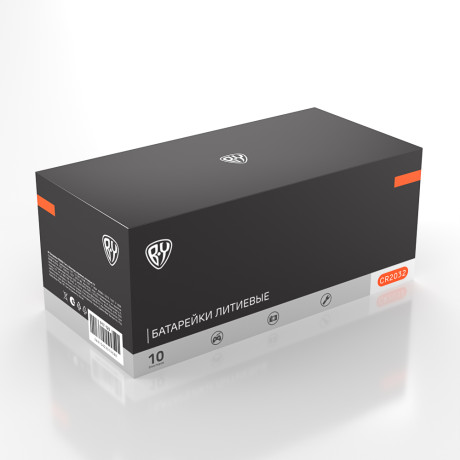 BY Батарейки CR2032 5шт в блистере, отрывные, литиевые 3V