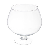 Ваза, 10х13,5х18,5 см, 3 л, стекло, прозрачная