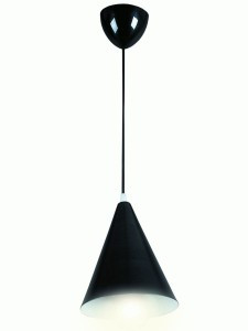 APEYRON св-к Ляфамий подвес чер метал, E14 40W шнур прозрач 450мм O160х200мм 14-45