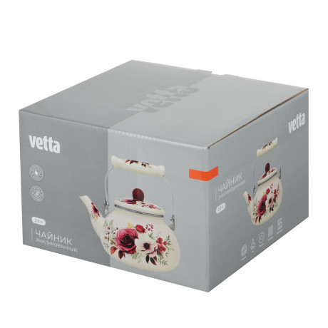 Чайник эмалированный VETTA Лаура, 2,5л, индукция