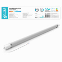 Gauss св-к св/д линейный 12W(1250lm) 4000К 4K 590x29x29 IP65 COMPACT матовый 143424212