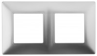 ЭРА 14 Elegance рамка СУ 2 мест., алюминий 14-5002-03 4810