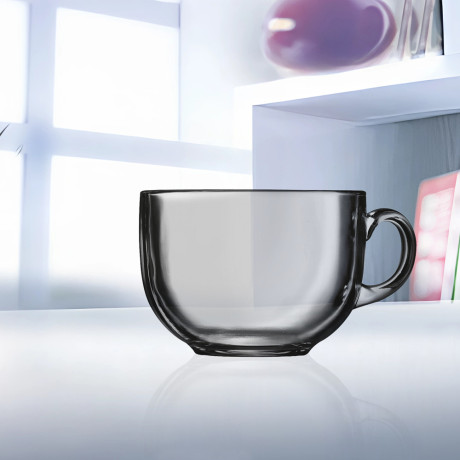ОСЗ Кружка-бульонница 500мл, графит, стекло