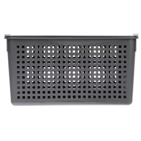 Корзинка Лофт 5,3л 295х185х145мм с крышкой белый, серый