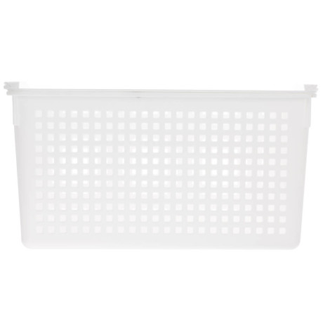 Корзинка Лофт 5,3л 295х185х145мм с крышкой белый, серый