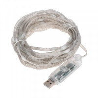 Гирлянда-нить роса смарт 100LED( большие св/д) 10м, RGB, IP20, прозр шнур, USB NEON-NIGHT 245-019