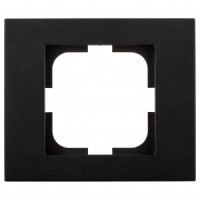 OVIVO Рамка СУ 1 мест. GRANO, черный металлик, 400-170000-096