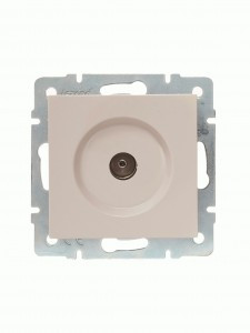 Lezard VESNA мех. роз. TV СУ 1 мест. крем (RG6 оконеч) (корп. ABS) 742-0388-130