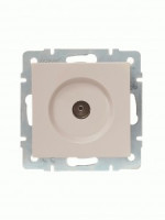 Lezard VESNA мех. роз. TV СУ 1 мест. крем (RG6 оконеч) (корп. ABS) 742-0388-130