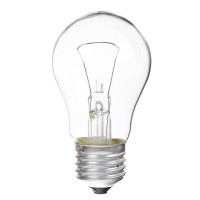 Лампа накаливания с прозрачной колбой Е27 95Вт Эра, 230В, в гофре