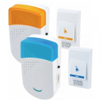 Звонок электрический HS-0101 беспроводной, 32 мелодии, радиус действия до 100м,103606 HomeStar