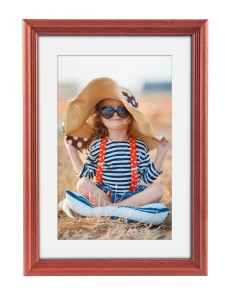 Фоторамка Image Art  С20 40х60 дерев.  сосны,  красное дерево, вставка-прозр. пласт. 53127