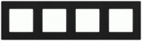 ЭРА 12 рамка СУ 4 мест. Классик, антрацит 12-5204-05