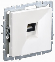 IEK BRITE мех. роз. СУ комп. RJ45 кат.6 РК11-БрБ белый BR-K10-2-K01