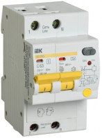 IEK дифф. автоматический выкл. АД12MS 2Р 63А 300мА MAD123-2-063-C-300