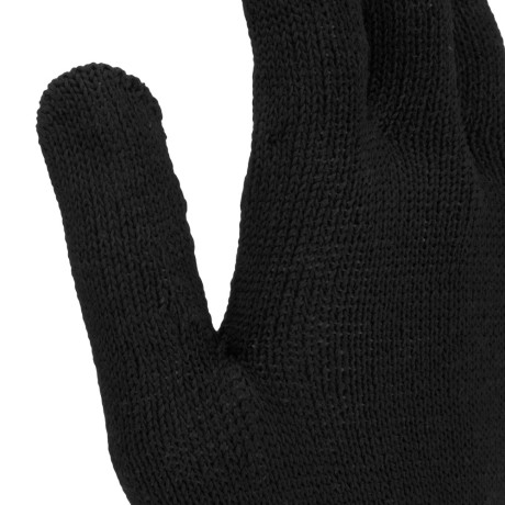 Перчатки трикотажные, ПВХ-покрытие "Точка", 10 класс, черные