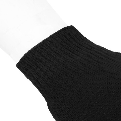 Перчатки трикотажные, ПВХ-покрытие "Точка", 10 класс, черные