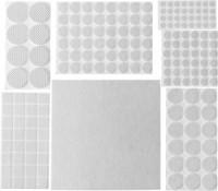 уп. STAYER &quot;COMFORT&quot;: Накладки самоклеящиеся на мебельные ножки, 175 шт, белые